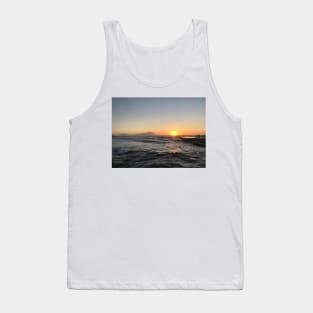 Wild Waves and Sunset in Torregaveta Tank Top